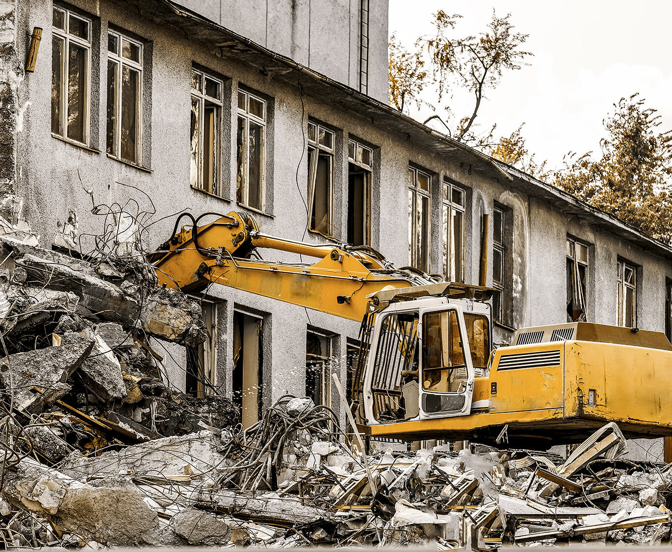 Mechaniczne wyburzenia obiektów